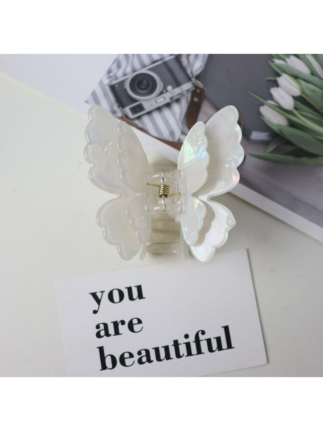 Beau - Double Layer Sweet Butterfly Clip