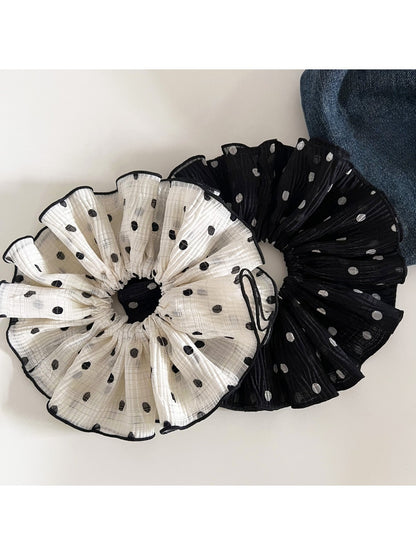 Gifty - Double Layer Polka Dot Scrunchie