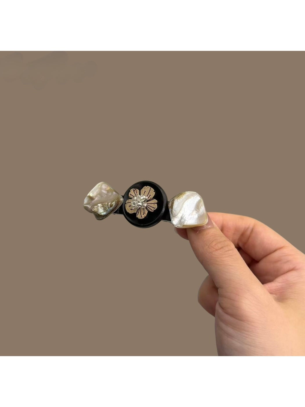 Close-up of Beau pretty hair clip showing detailed craftsmanship
