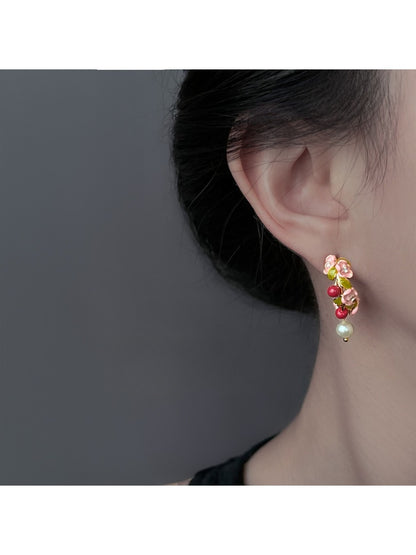 Earedge - Spring Floral Berry Stud Earrings