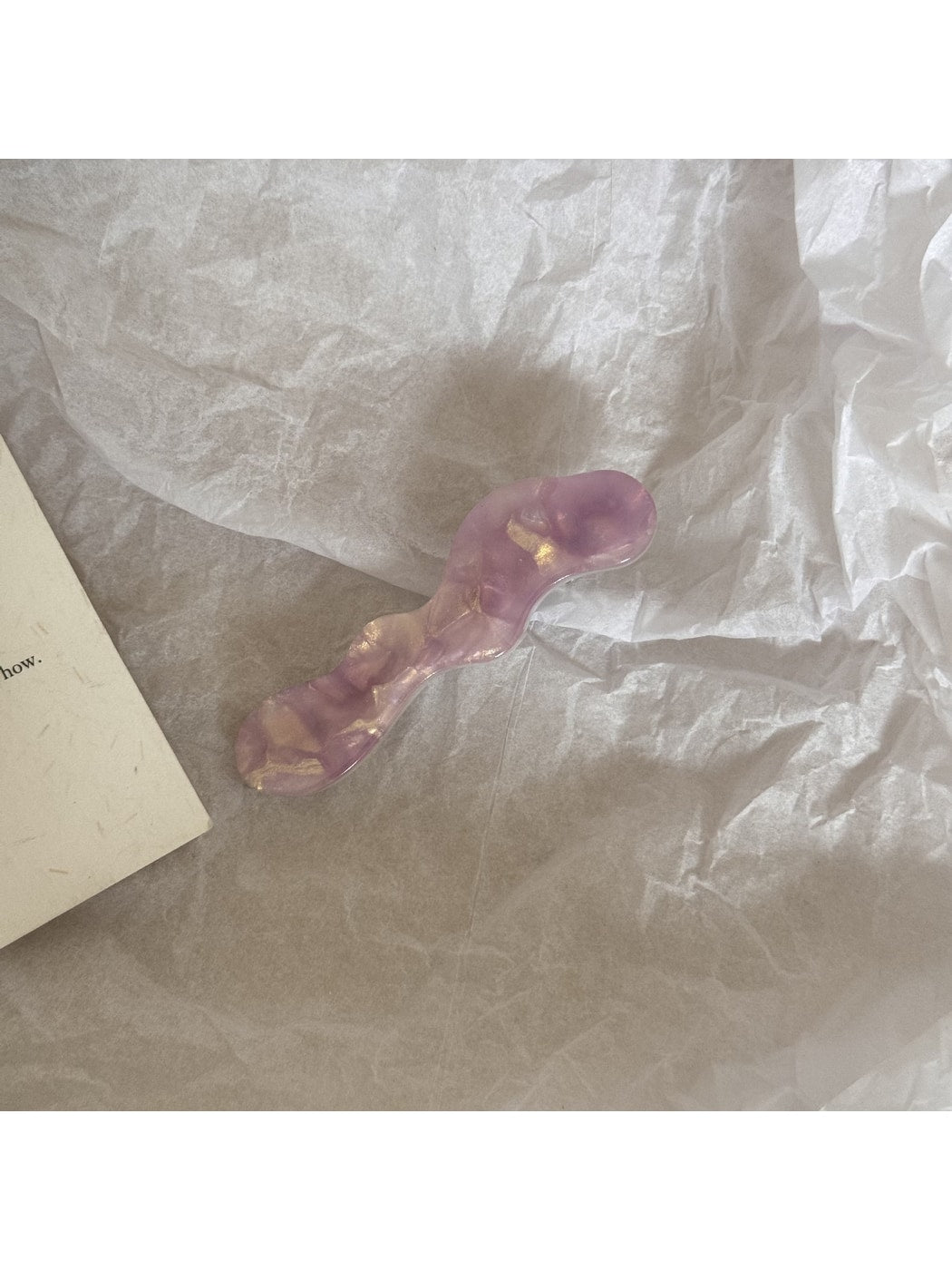 Beau - Geometric Wave Acetate Fiber Hair Clip