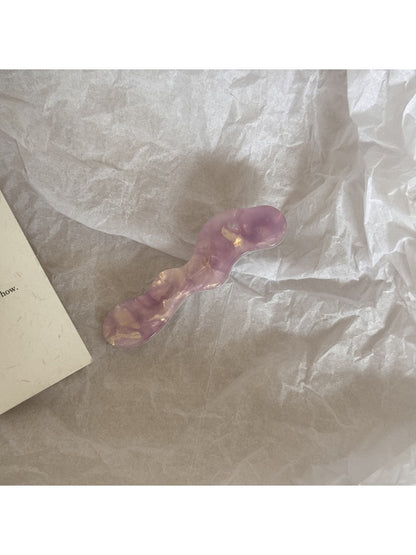 Beau - Geometric Wave Acetate Fiber Hair Clip