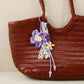 Keypus - Bohemian Floral Bead Bag Pendant Keychain