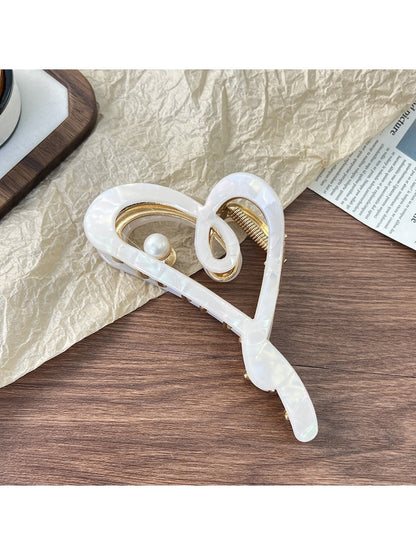 Beau - Valentine'S Day Heart Hair Claw Clip