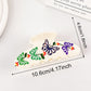 Beau - Decorative Butterfly Printed Claw Clip