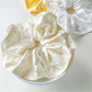 Gifty - Voluminous Satin Ruffled Scrunchies