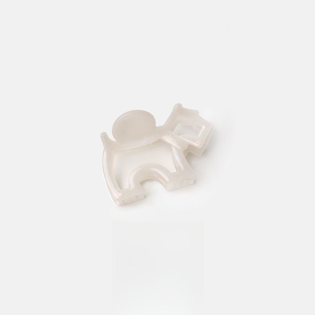 Beau - Acetate Cartoon Dog Hollow Claw Clip