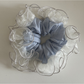 Gifty - Fresh Mesh Lace Trim Oversized Scrunchie