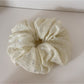Gifty - Star Detail Textured Polyester Scrunchie