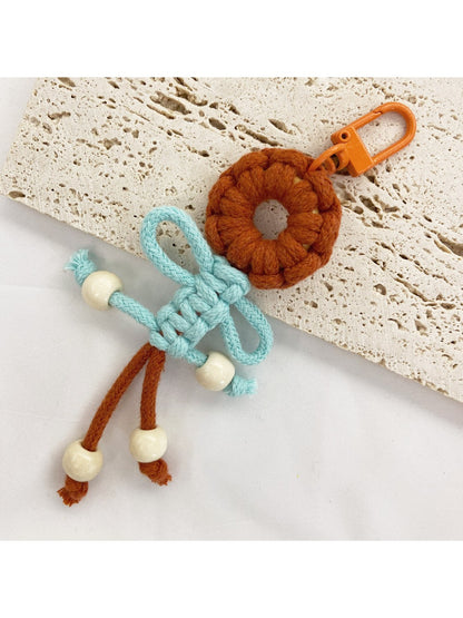 Keypus - Beaded Fringe Flower Keychain