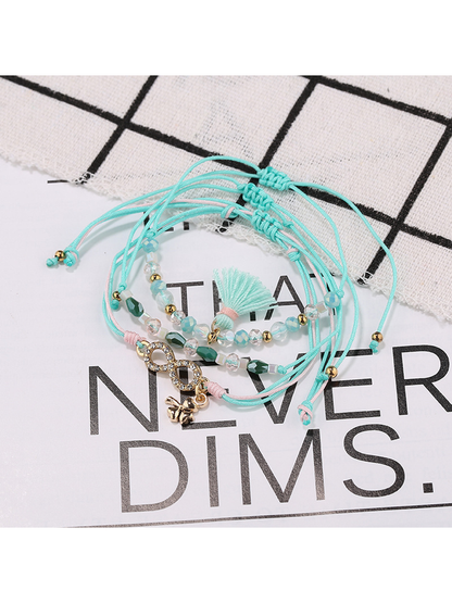 Lovra - Bohemian Beaded Tassel Bracelet
