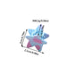 Beau - Sweet Star Shape Glossy Side Styling Claw Clip