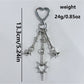 Keypus - Retro Style Hollow Heart Chain Bag Charm Keychain