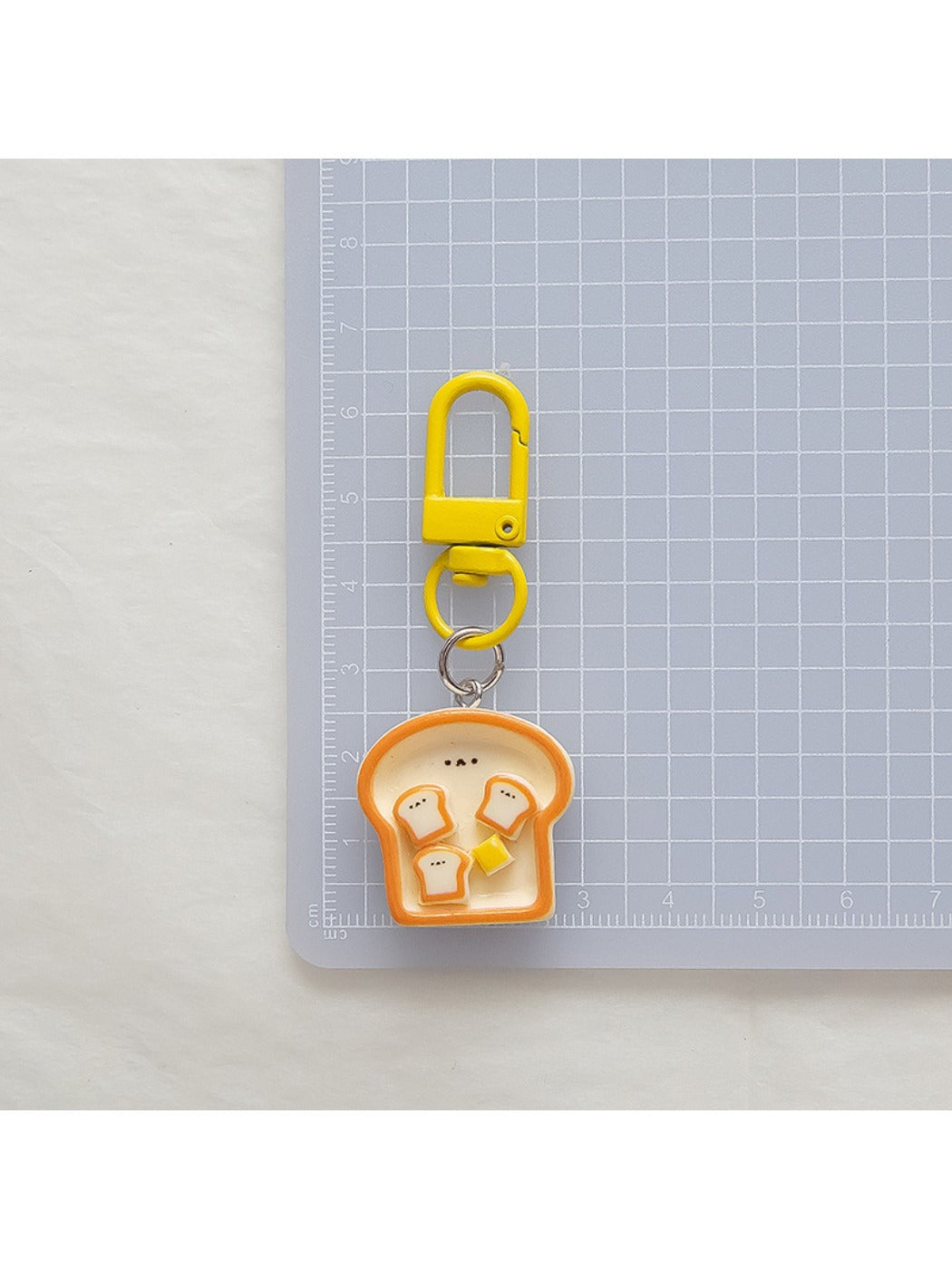Keypus - Cute Breakfast Plate Pendant Keychain