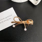 Beau classic bow hair clip shown from back highlighting metal clip