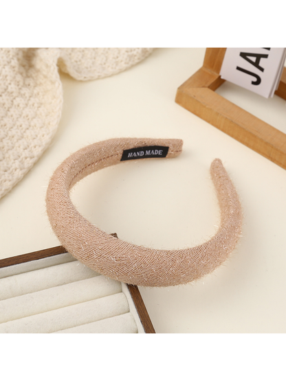 Gifty - Padded Solid Color Fabric Wrapped Headband