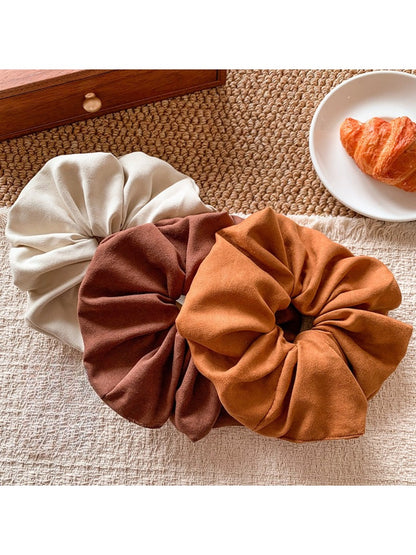 Gifty - Solid Color Large Intestine Hair Ties