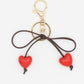 Keypus - Cute Heart Bow Keychain