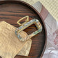 Beau - Square Hollow Acetate Alloy Claw Clip