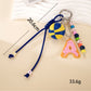 Keypus - Acrylic Sports Ball Letter Bag Charm Keychain