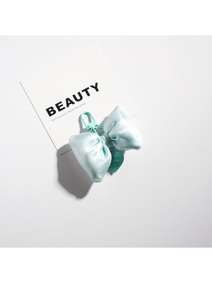 Keypus - Delicate Solid Color Bow Keychain
