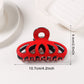 Beau - Color Block Hollow Out Claw Clip