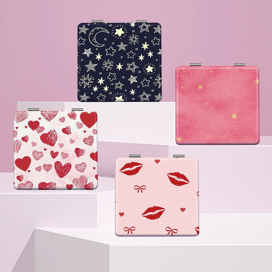 Mirroray - Pattern Print Travel Touch-Up Compact Mirror