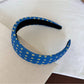 Gifty - Wide Polka Dot Fabric Covered Women's Headband