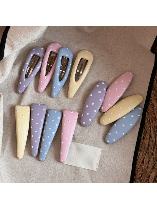 Beau - Sweet Style Polka Dot Barrette Hair Clip