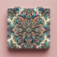 Mirroray - Floral Print Foldable PU Glass Mirror