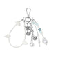 Keypus - Muted Ocean Motif Beaded Keychain