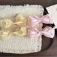 Beau - Plaid Bow Cartoon Style Banana Clip