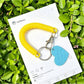 Keypus - Acrylic Spring Cord Heart and Star Keychain