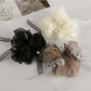 Gifty - Lace Ribbon Tail Elastic Fabric Scrunchie
