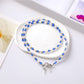 Velra - Elegant Solid Color Beaded Eyeglass Strap