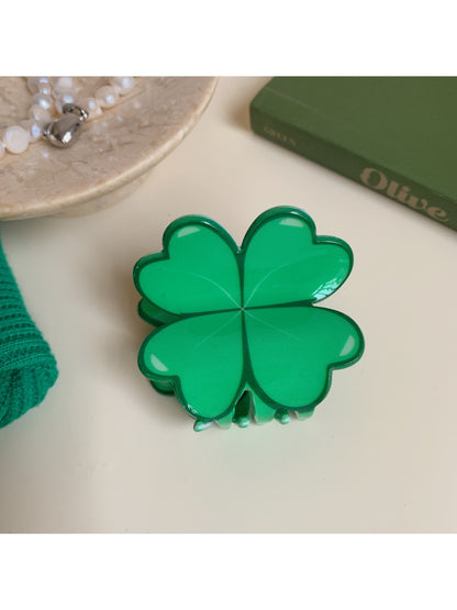 Beau - Cute Simple Green Hair Clip