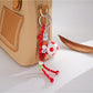 Keypus - Braided Beaded Soccer Ball Bag Charm