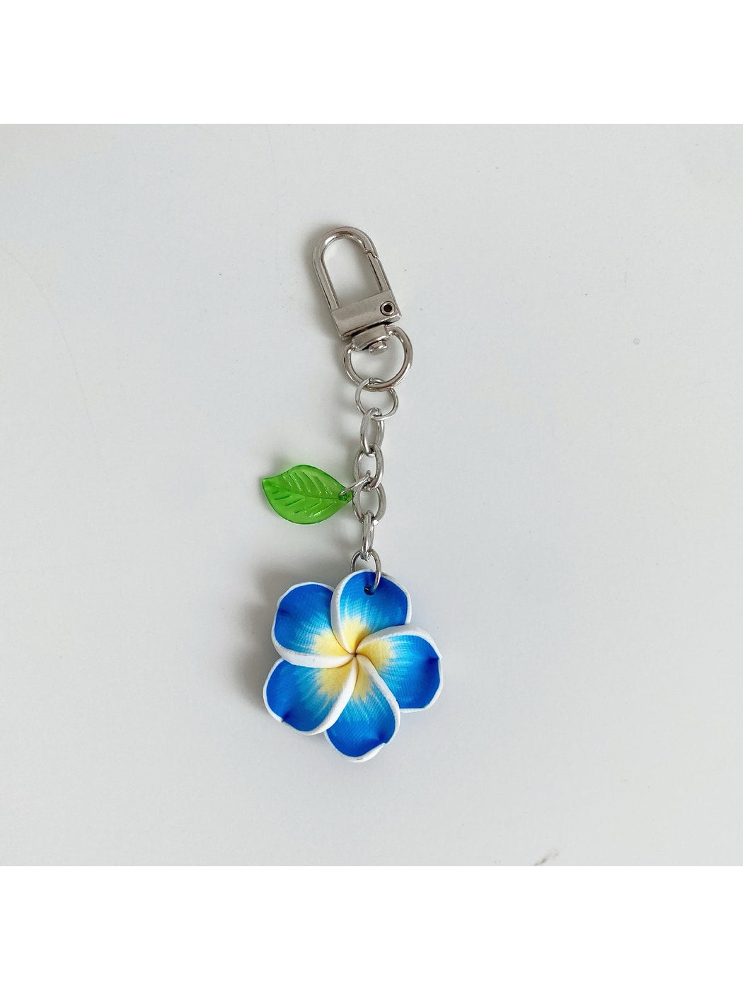 Keypus - Alloy Plastic Flower Pendant Bag Charm Keychain