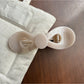 Beau - Vintage Flat Bow Hair Claw Clip