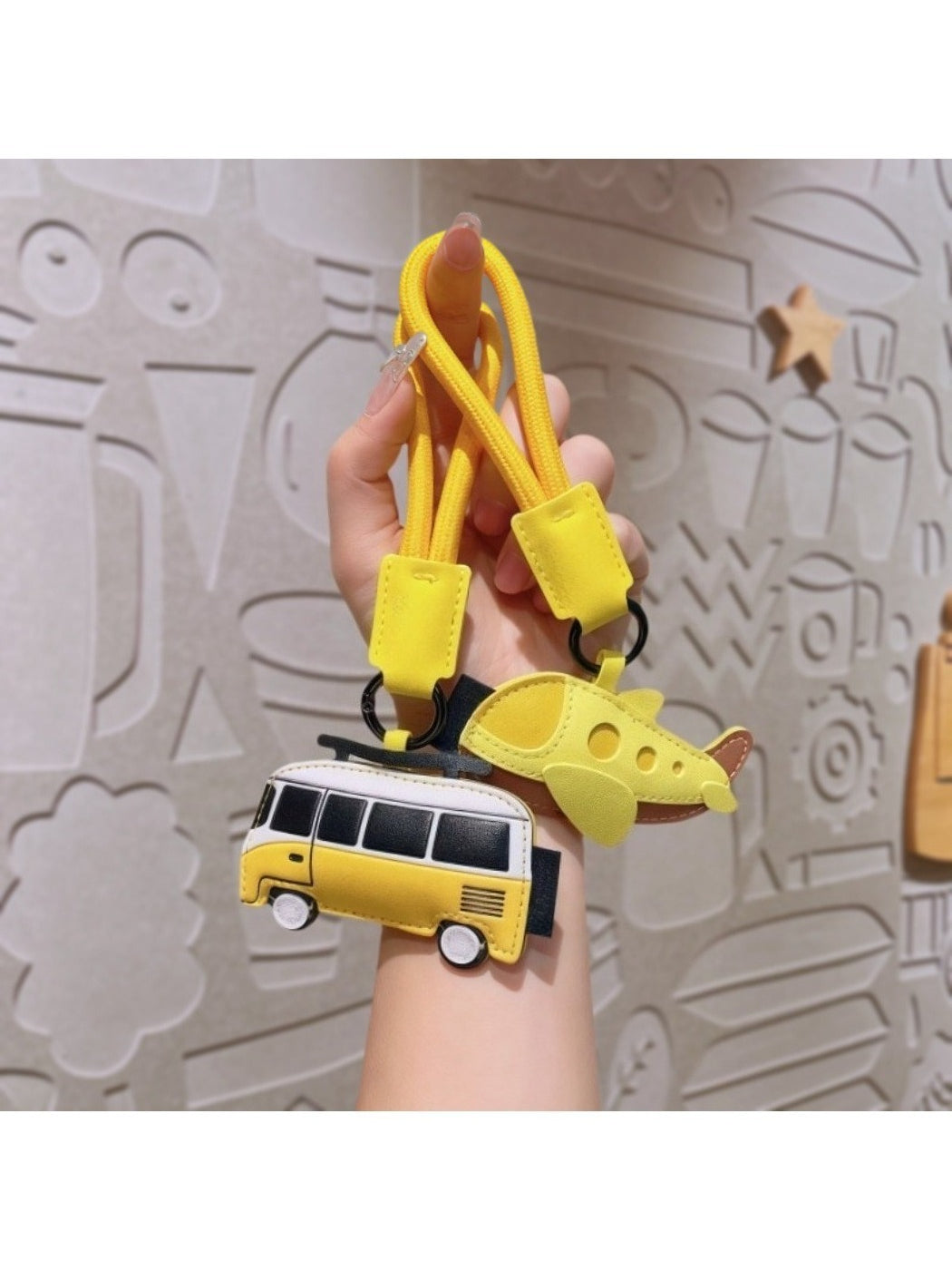 Keypus - Cartoon Car Figurine Keychain