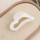 Beau - Open Heart Pattern Hair Claw Clip