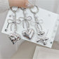 Keypus - Minimalist Modern Bow Charm Keychain