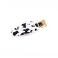 Beau vintage textured hair clip styled in updo hairstyle