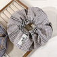 Gifty - Preppy Style Simple Plaid Scrunchie