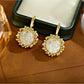 Earedge - Elegant Rose Shaped Earrings