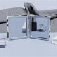 Mirroray - Black and White Cow Pattern Square Mirror