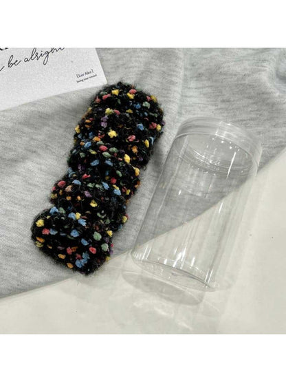 Gifty - Colorful Polka Dot Plush Hair Ties