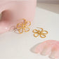 Earedge - Delicate Cut-Out Flower Earrings