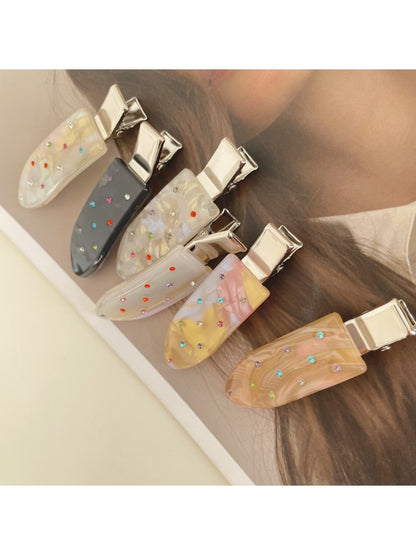 Beau - Rhinestone-Embellished Elegant Hair Clip
