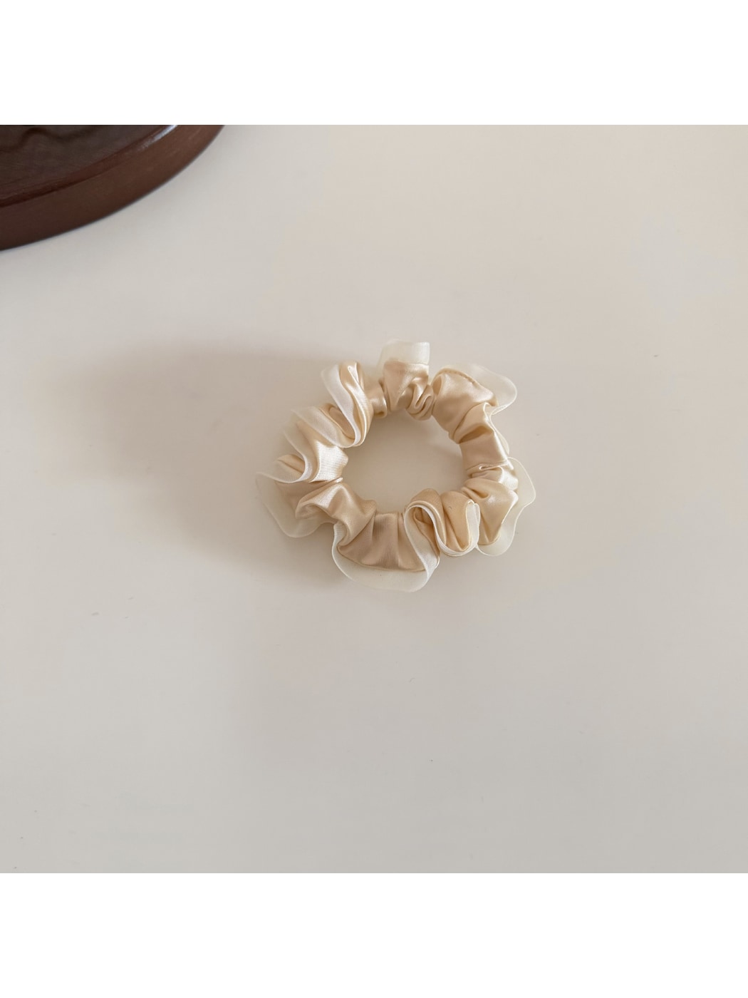 Gifty - Simple Ruffle Edge Polyester Scrunchie